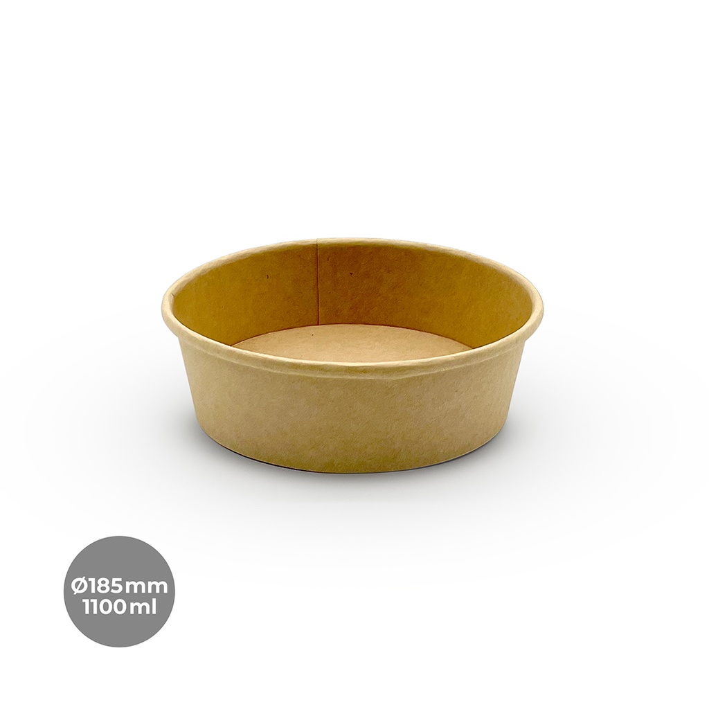 BOL AMANIDA CARTRÓ KRAFT Ø185MM 1100ML 6P-50 U.