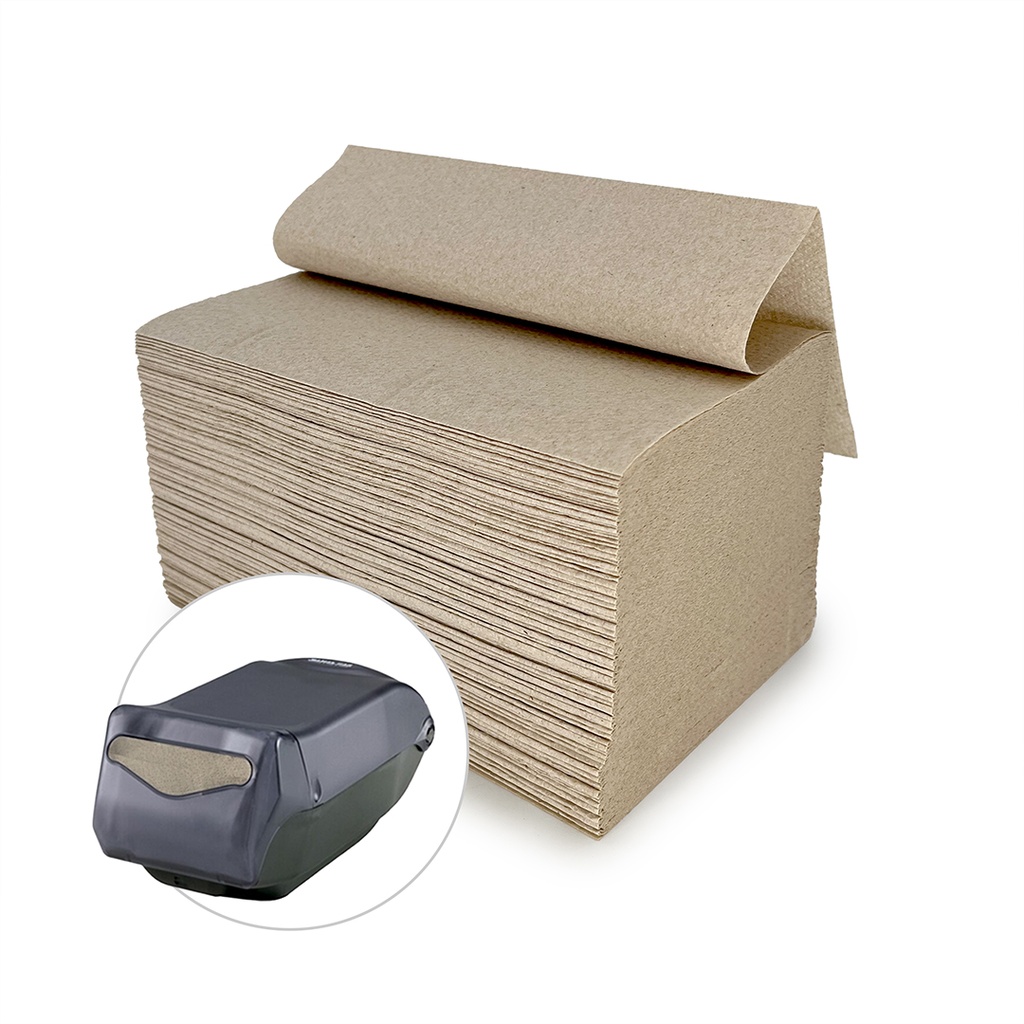 CAJA SERVILLETA V 17X21 LAM NATURAL 40X200UDS