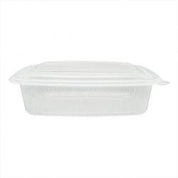 ENVASE OVAL TAPA BISAGRA PP 750CC(8X50)