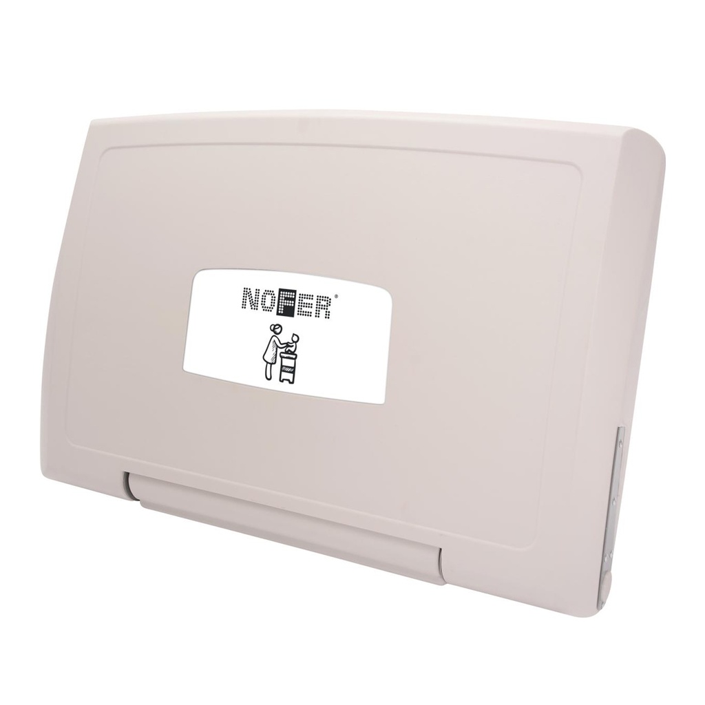 CAMBIAPAÑALES HORIZONTAL COLOR CREMA/  BLANCO