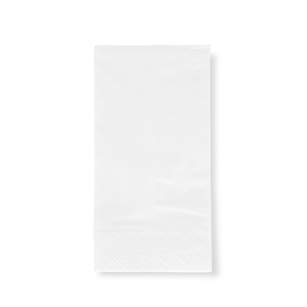SERVILLETA 40X40 2C 1/8 BLANCA 48P-50 UDS.