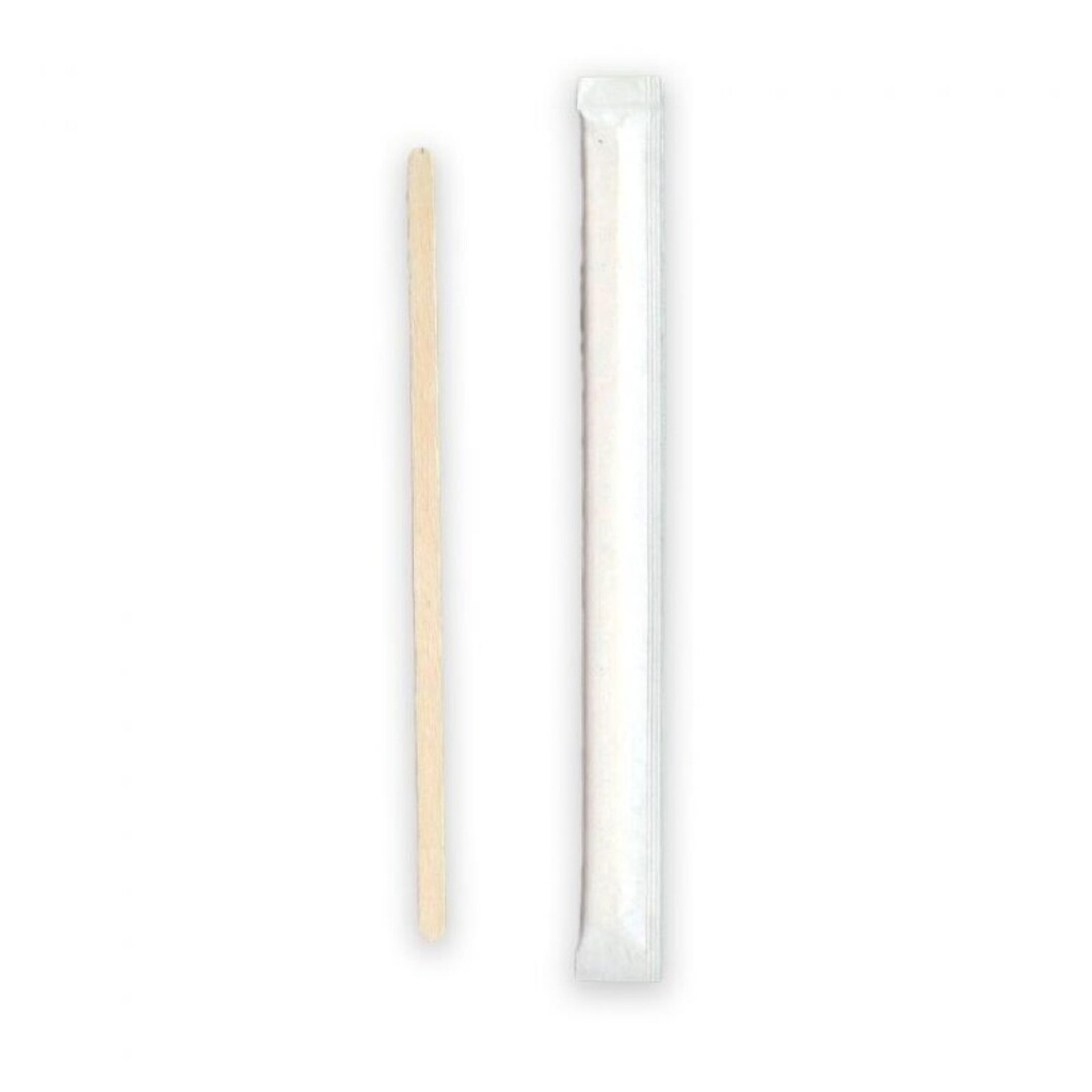 AGITADORS FUSTA 14 CM AMB FUNDA 10P-1000 U.