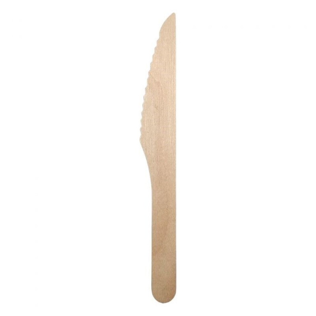 CUCHILLO MADERA ENCERADA 165MM 20P-100 UDS.
