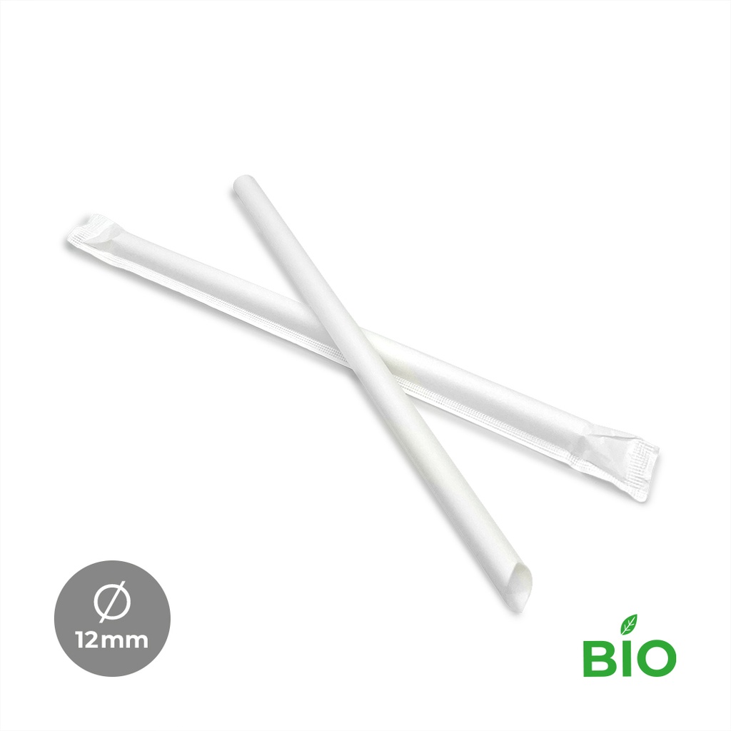 BOSSA-100 CANYA RECTA BIO BLANCA AMB FUNDA 12X240 C-20B