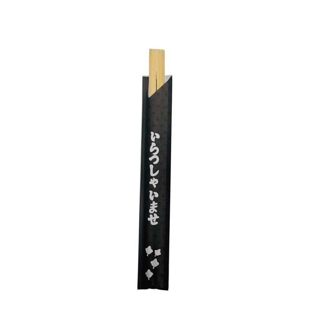 PALILLOS DE BAMBU MEDIO ENFUN. NEGRO 21CM (30X100 UDS)