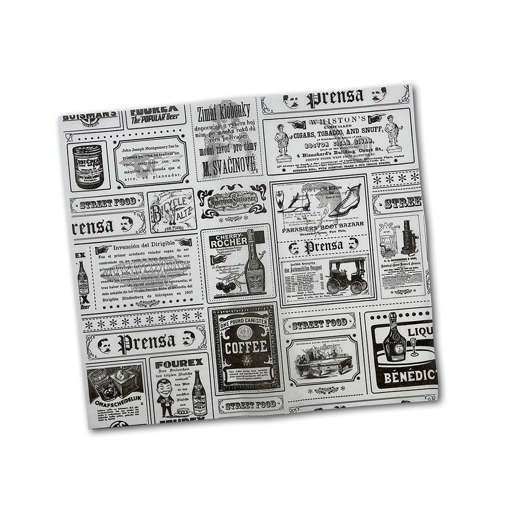 PAPEL ANTIGRASA NEWS 28X31CM C-1000 UDS.