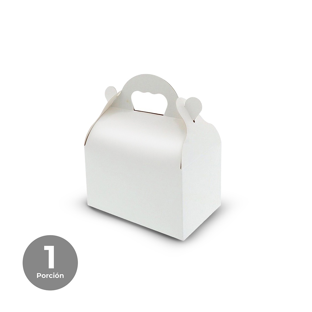 CAIXA AMB NANSES 10X12X7 BLANCA PAQ 50 U.