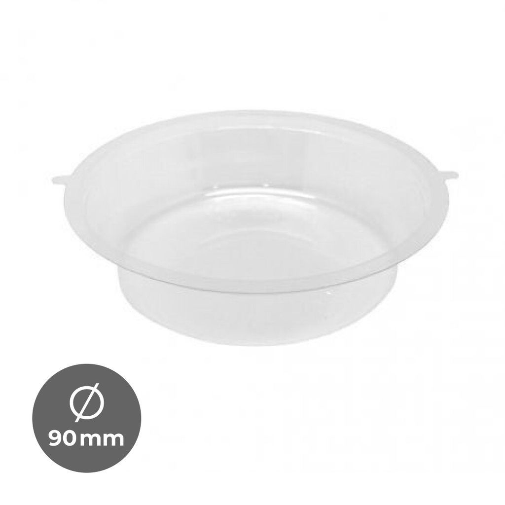 SALSER TOPPING PET TRANS. Ø90MM 100ML 10P-100 U.