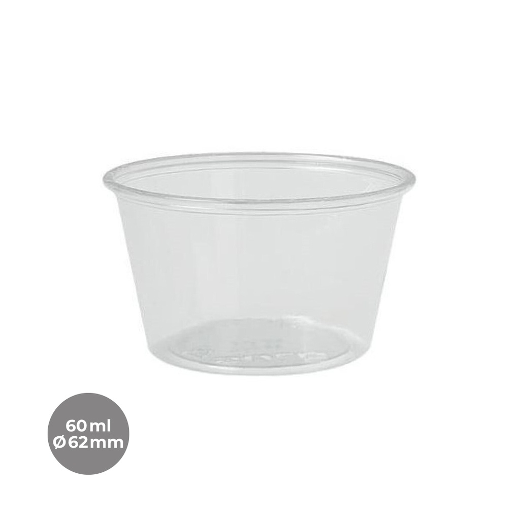 SALSER PP TRANSP. Ø62MM 60ML2OZ HP 25X100 U.
