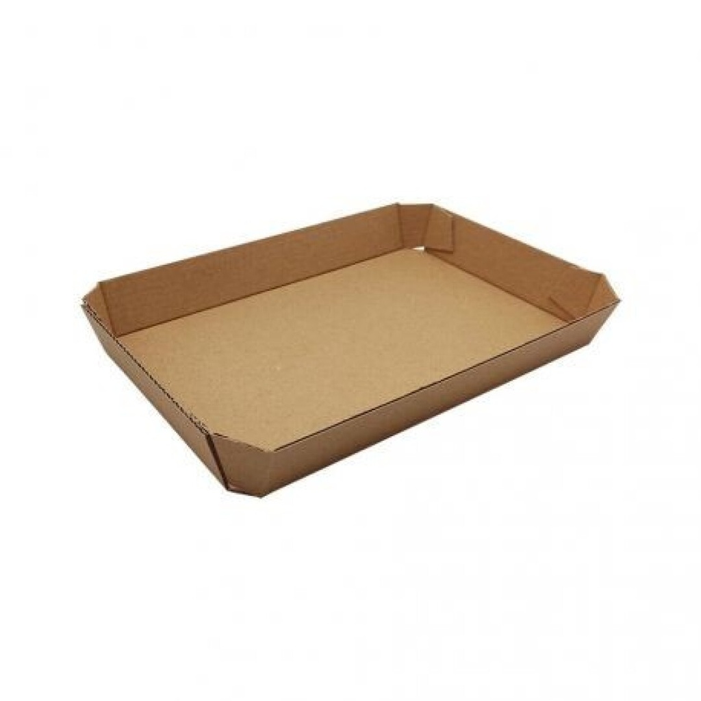 BARQUITA CARTON MICROCANAL 21X14.4X3CM 4P-110 UDS.