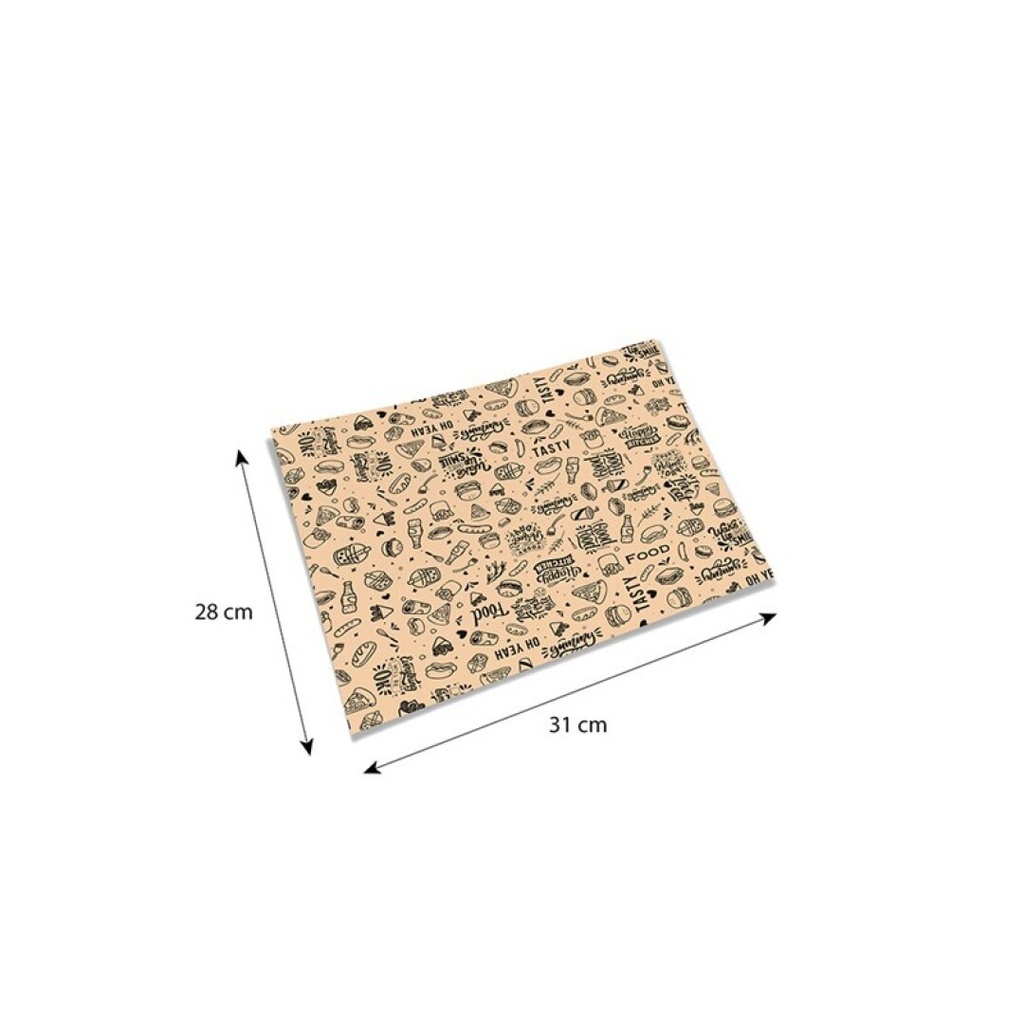 PAPER ANTIGREIX KRAFT 28x31CM P-500 U.