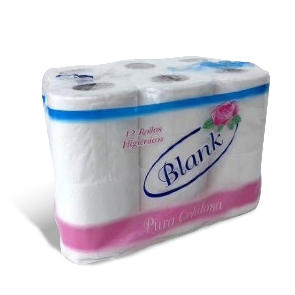 HIGIÈNIC 12 ROTLLOS BLANK P8-12R