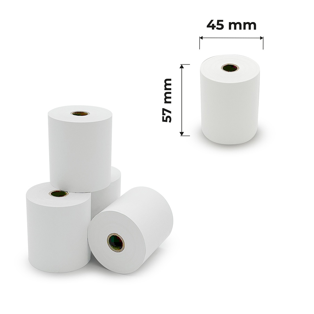 ROLLO PAPEL TERMICO 57X45(25M) 10P-10