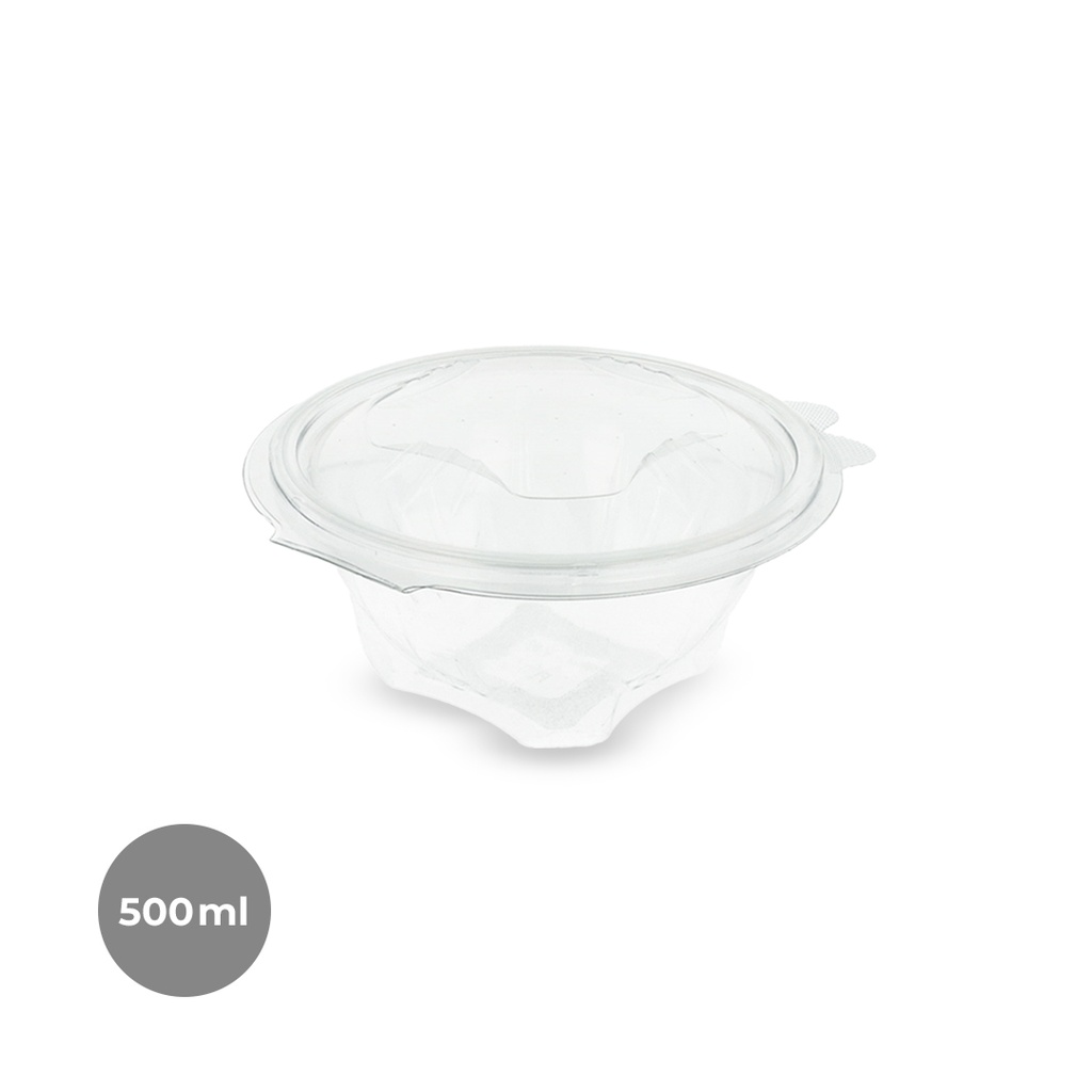 ENSALADERA REDONDA PET 500CC (8BX75UDS)