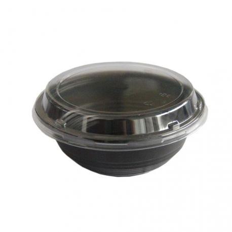 BOWL NEGRE AMB TAPA ANTIVAHO 550ML6P-50 U.