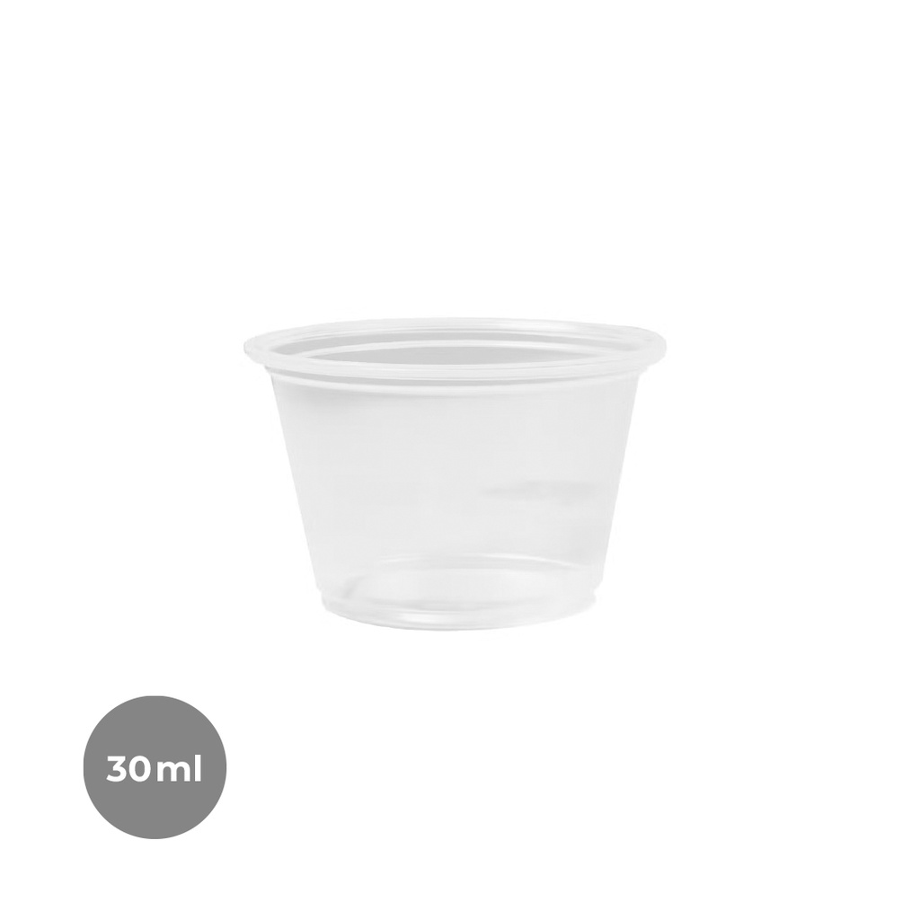 TARRINAS MICRO. S 30ML 1OZ TRANS. PP 20X125UDS