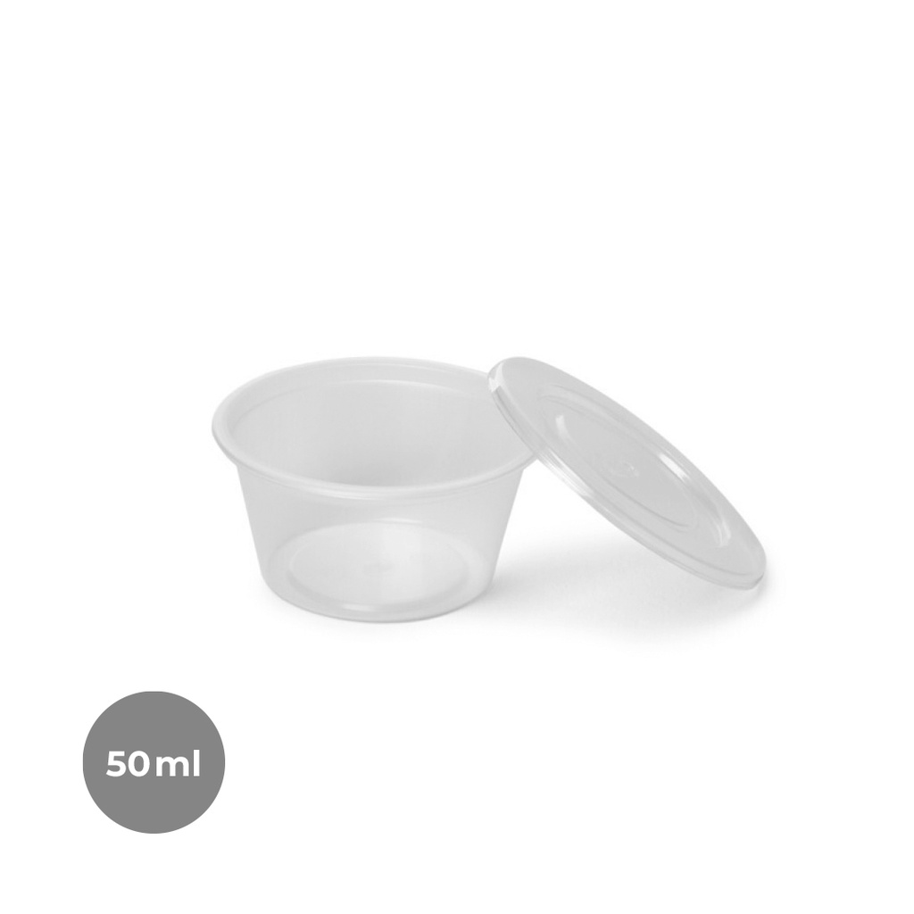 TARRINA 50CC TRANS.+TAPA 1680UDS/C