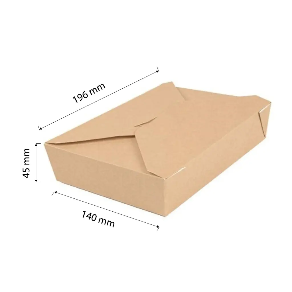 CAJAS 'THEPACK' MICROONDABLES / 1470ML / 196x140x45MM / 6P-50 UDS.