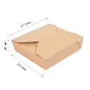 CAIXES 'THEPACK' APTES MICROONES / 2910ML / 217x217x64MM / 2P-50 UD.