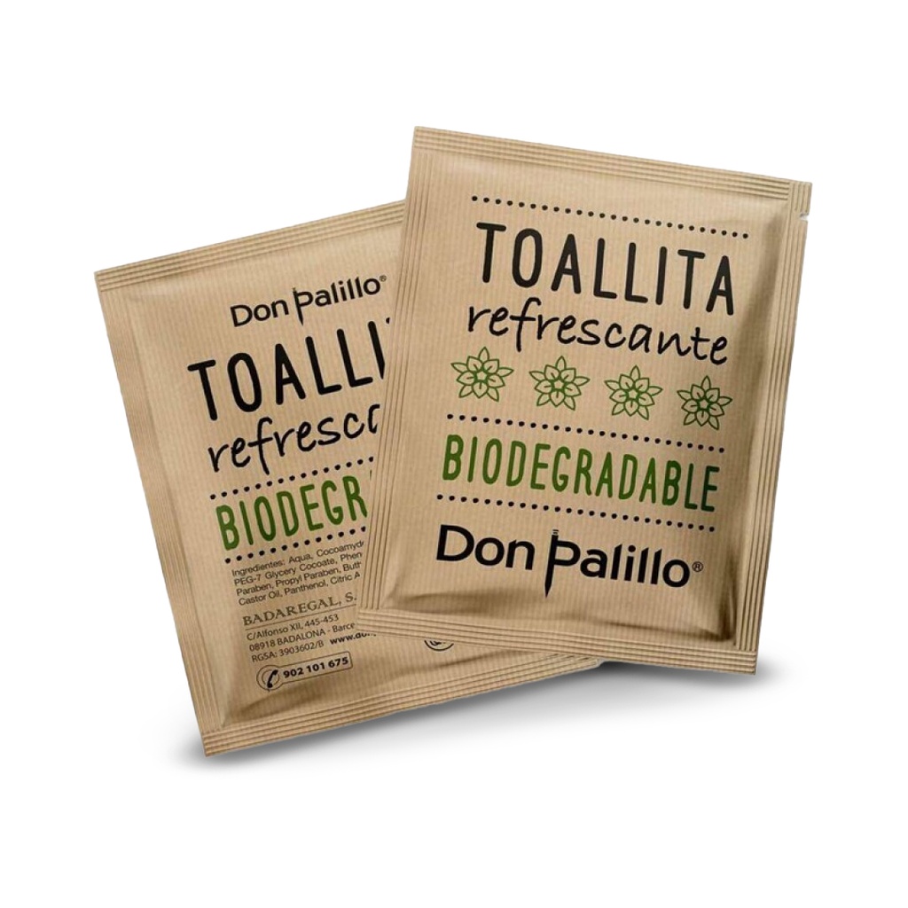 TOALLITAS SOBRE KRAFT BIODEGRADABLES (P-500U)
