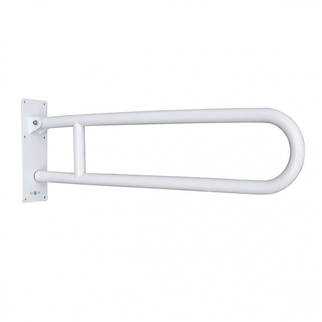 BARRA ABATIBLE INOX 80CM BLANC SIN PORTARROTLLOS