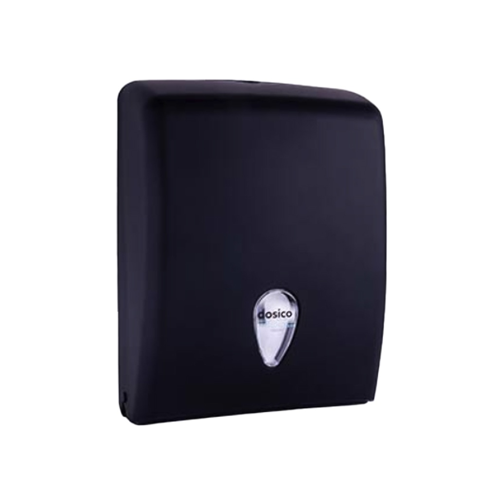 DISPENSADOR DE PAPEL TOALLA ZIG-ZAG ABS NEGRO