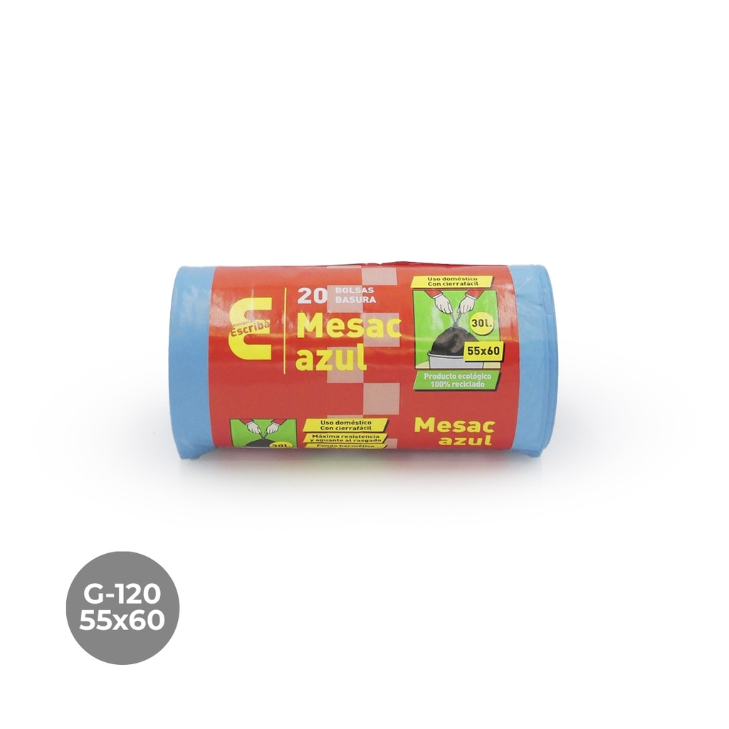 BOSSA ESCOMBRERIES C.F. MESAC BLAU 55X60 G120 35R-20