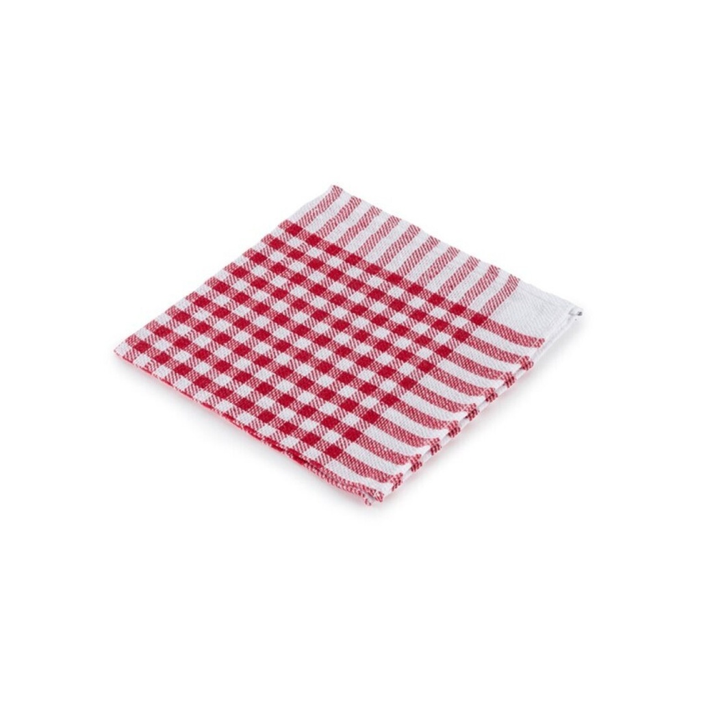 PAÑO SARGA ESP. PACK 12U CUADRO ROJO