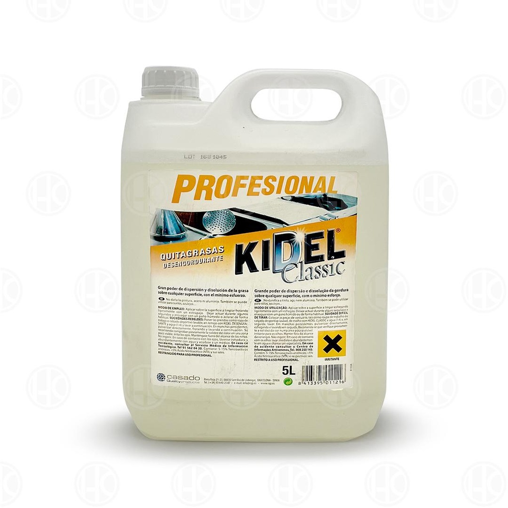 PROF. DESGREIXANT CLASSIC GARRAFA 5L KIDEL