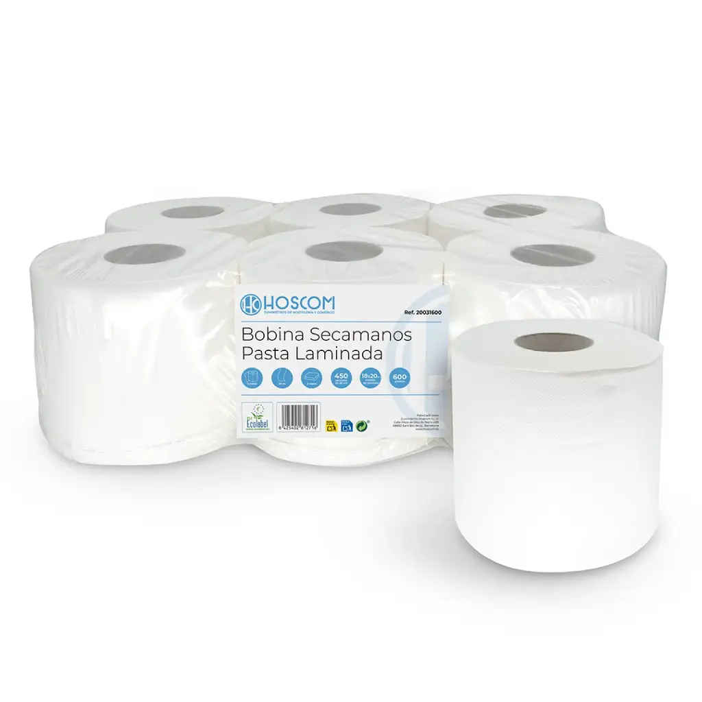 PAQUETE BOBINA SECAMANO PASTA LAMINADO 600HC P-6R