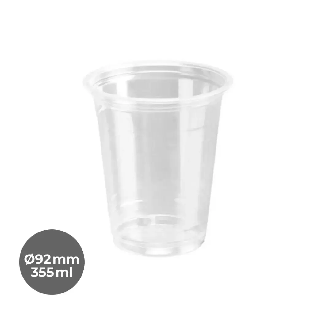 VASO PET TRANSPARENTE / 20P-50 UDS.