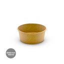 ENSALADERA CARTÓN KRAFT Ø150MM 750ML 6P-50 UDS.