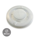 TAPA PLANA PS BLANCA CON CRUZ / 20P-100 UDS.