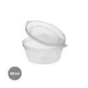 SALSERO PP INYECTADO TAPA BISAGRA 60CC CAJA/10P-100 UDS.