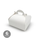 CAJA CON ASAS 20X18X7 BLANCA P-50 UDS.