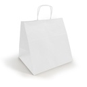 BOLSA PAPEL BLANCA C/ASA 32+16X43CM C-250