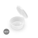 SALSERO PP TAPA BISAGRA 60ML (20X50)