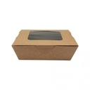 SUSHI BOX KRAFT C. VENTANA 140X100X50 (12X50:600)