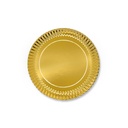 PQT-100 PLATO ORO 25CM (5X100)