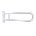 BARRA ABATIBLE INOX 80CM BLANCO SIN PORTARROLLOS
