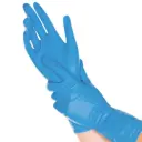 GUANTES VINILO SP AZUL 4.5 GR. / PQT. 100 UDS.