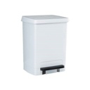 CUBO BASURA PEDALBIN 26L BLANCO